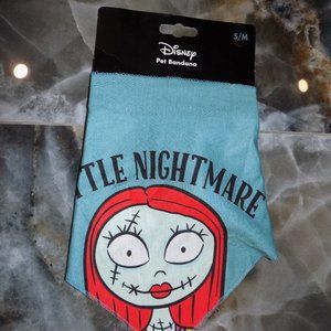Nightmare Before Christmas Little Nightmare Pet Bandana Tie On Size S/M NEW